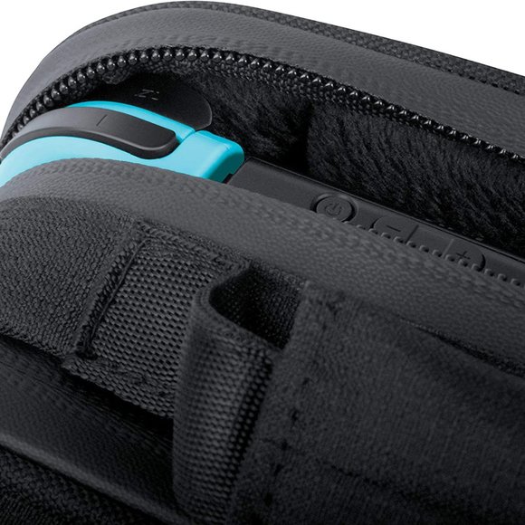 bionik Commuter Reinforced Tactile Bag for Nintendo Switch and Accessories BLACK - Picture 6 of 7